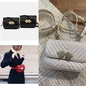 Zara Convertible Belt Bag with Lion Detail